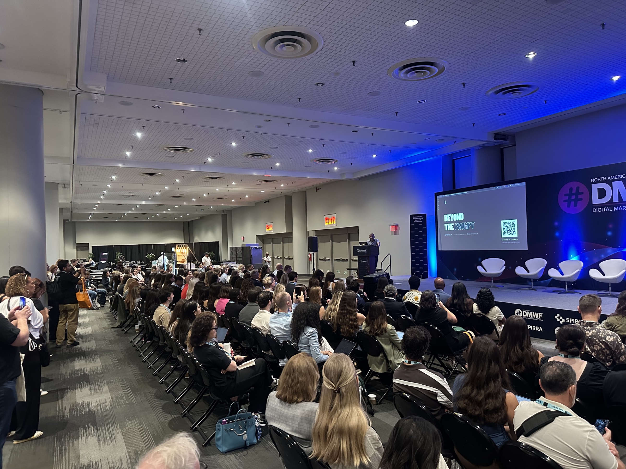 A full audience gathered for DMWF North America at the Javits Center